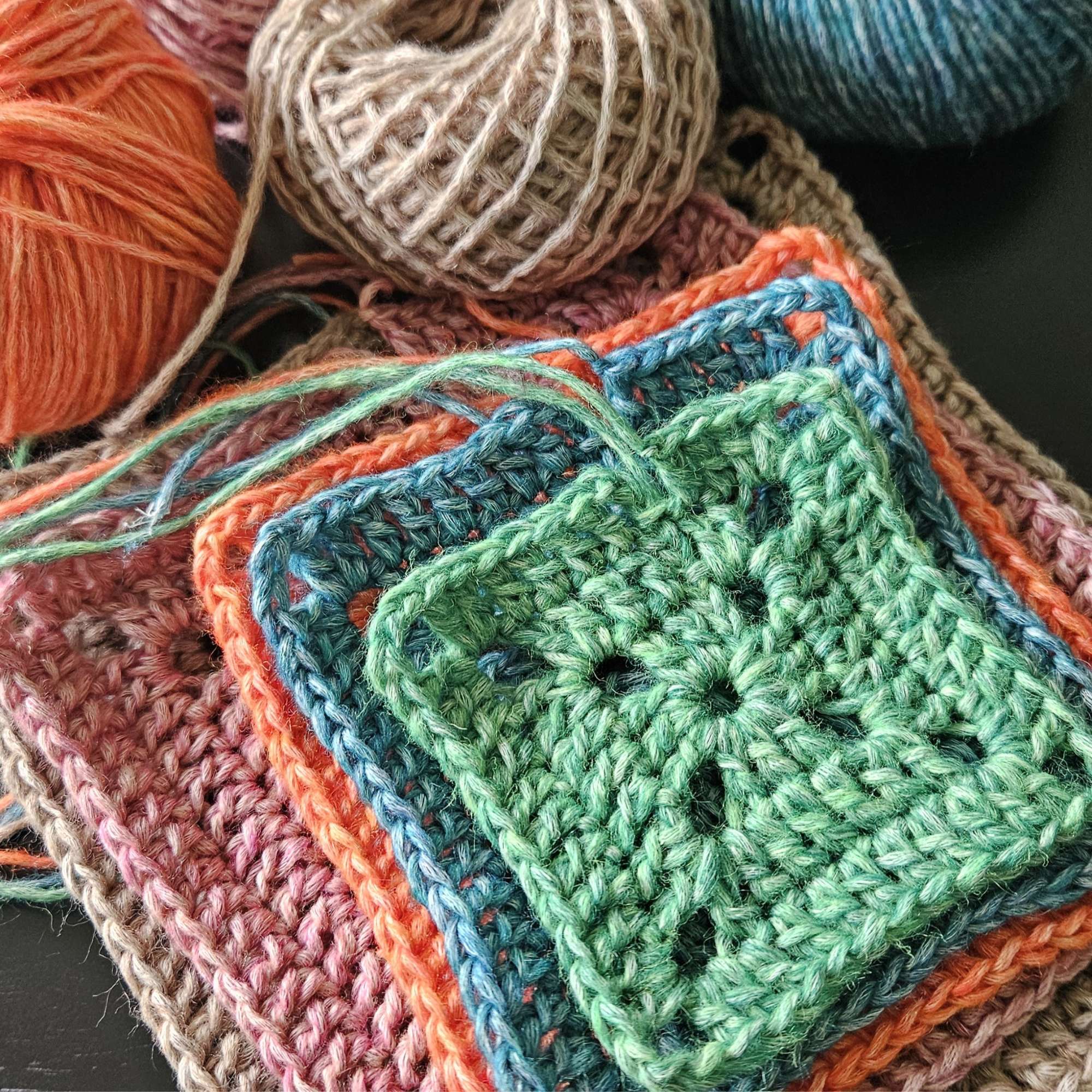 Granny square pouch online